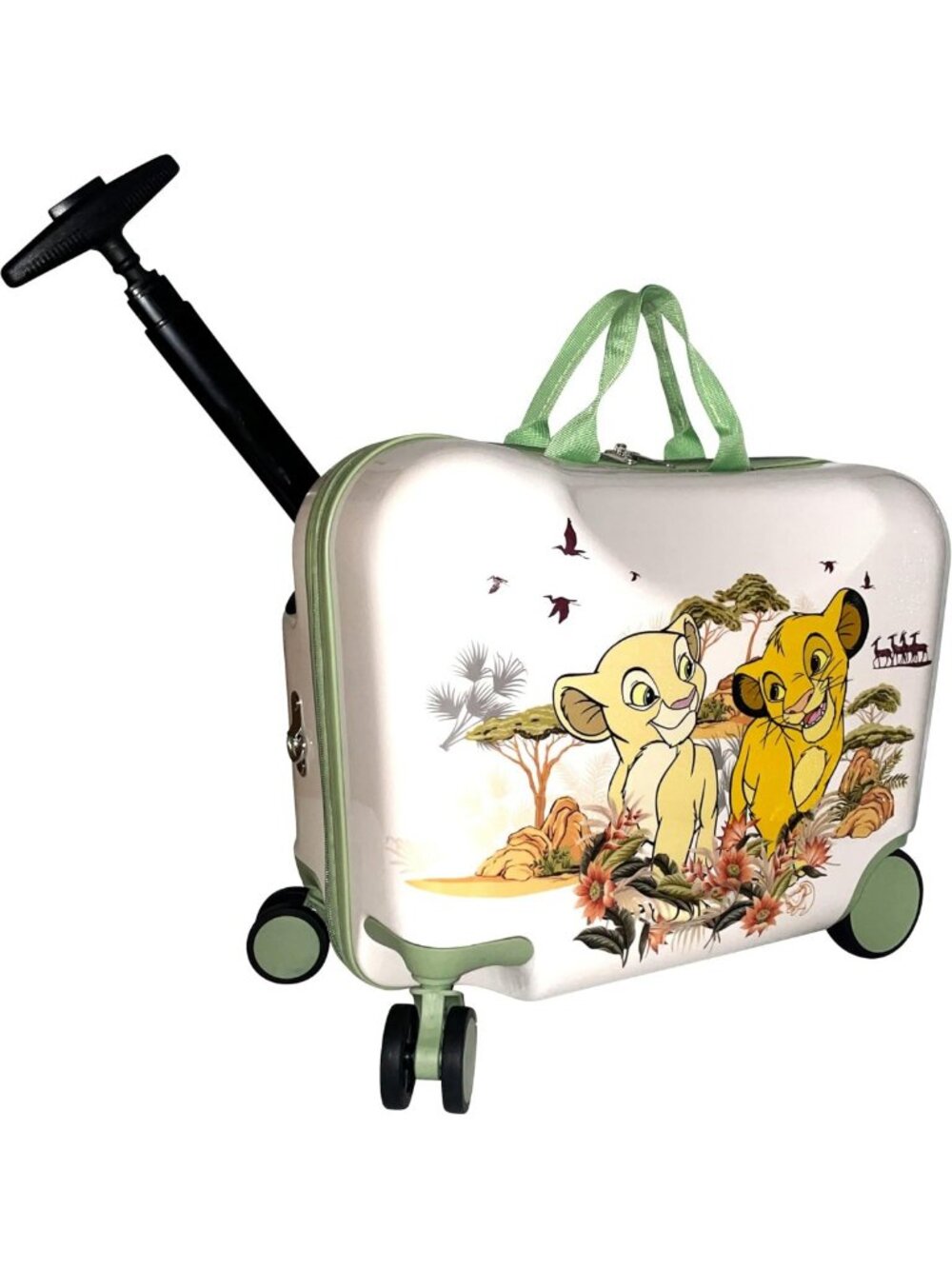 Kids 18" Ride-On Suitcase - Fun Toddler Carry-On Luggage with Wheels for Travel